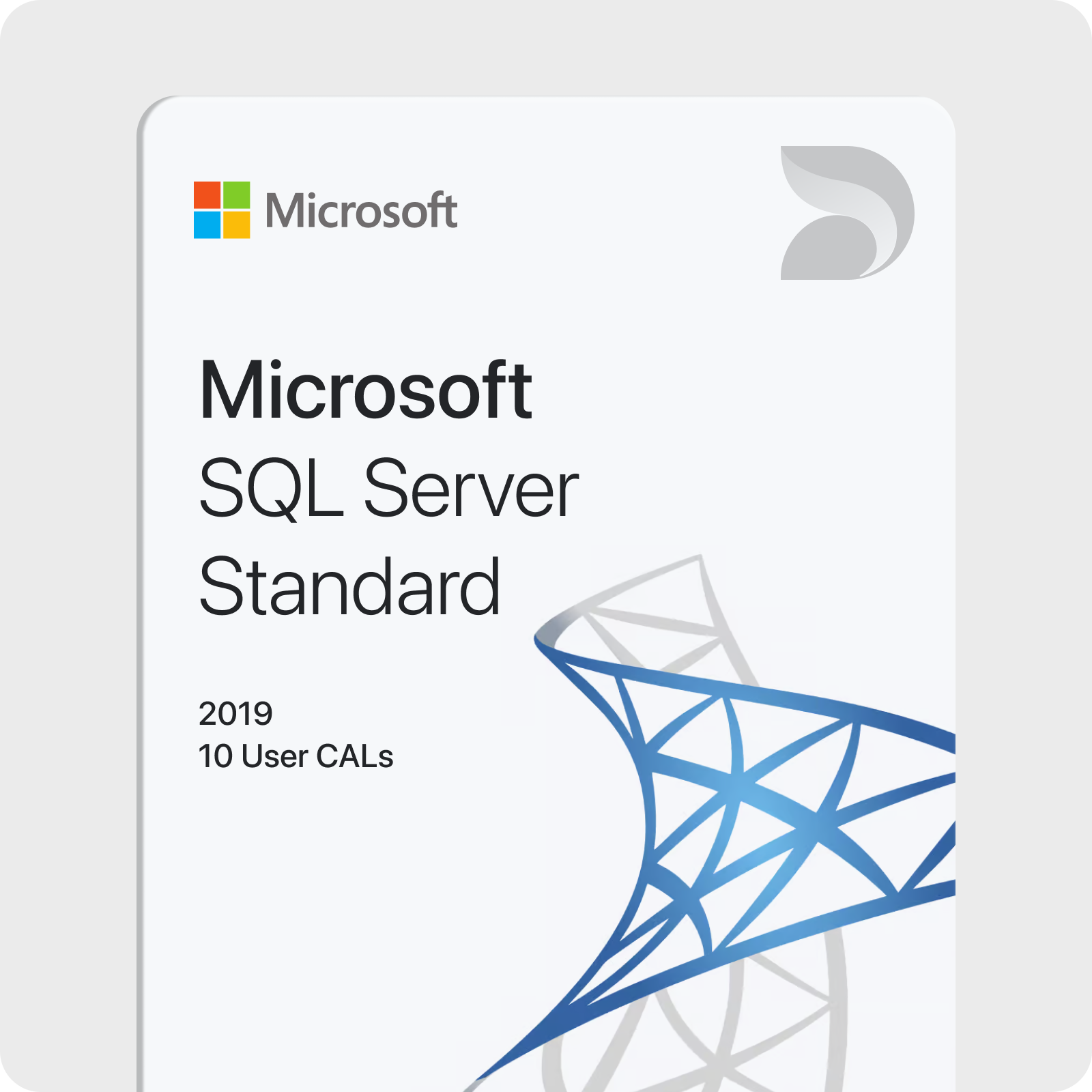 Mircosoft SQL Server 2019 Standard - 10 User CAL