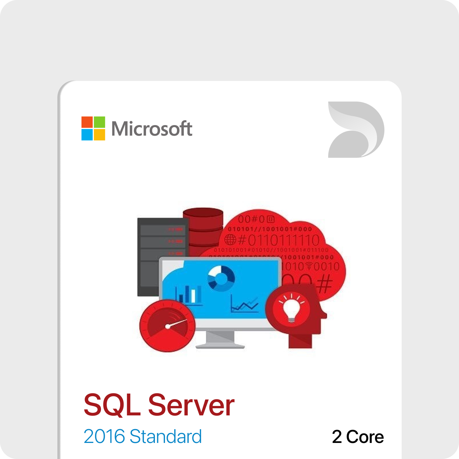 Microsoft SQL Server 2016 Standard 2 Core