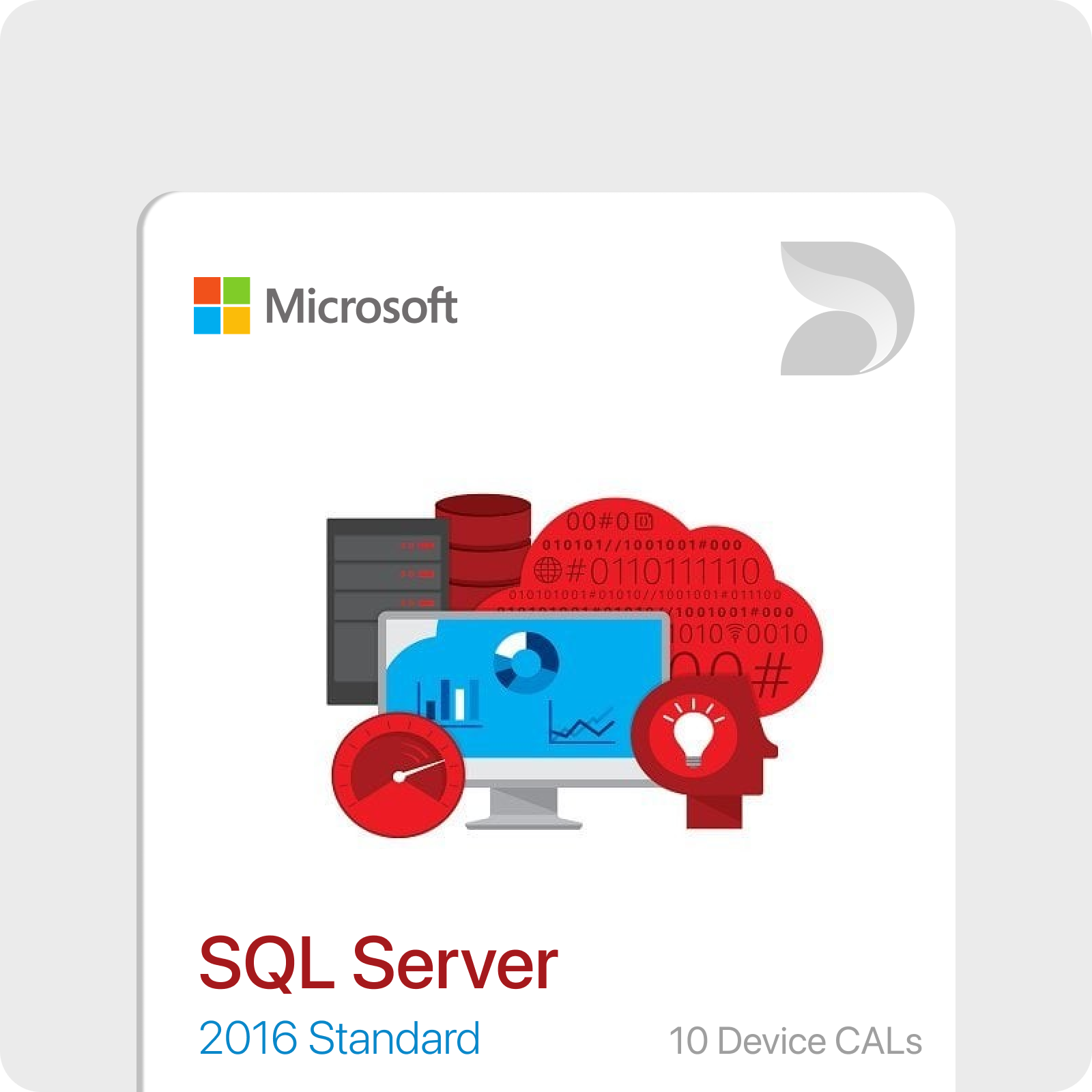 Microsoft SQL Server 2016 Standard - 10 Device CALs